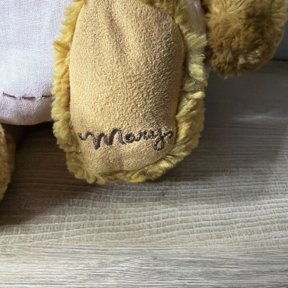 Hallmark Marys Bear Plush Pink Dress Headband Mary Hamilton Series VF 6057 17 in